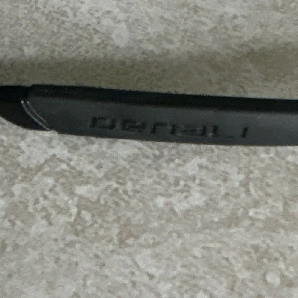 Denali Summit Black Half Rim Rectangular Eyeglass Frames w/case 56-18-135